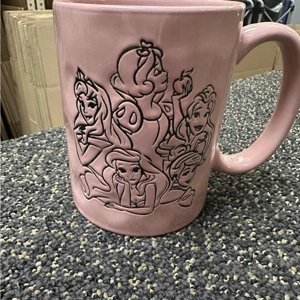 Disney Pink Princess Character Mug